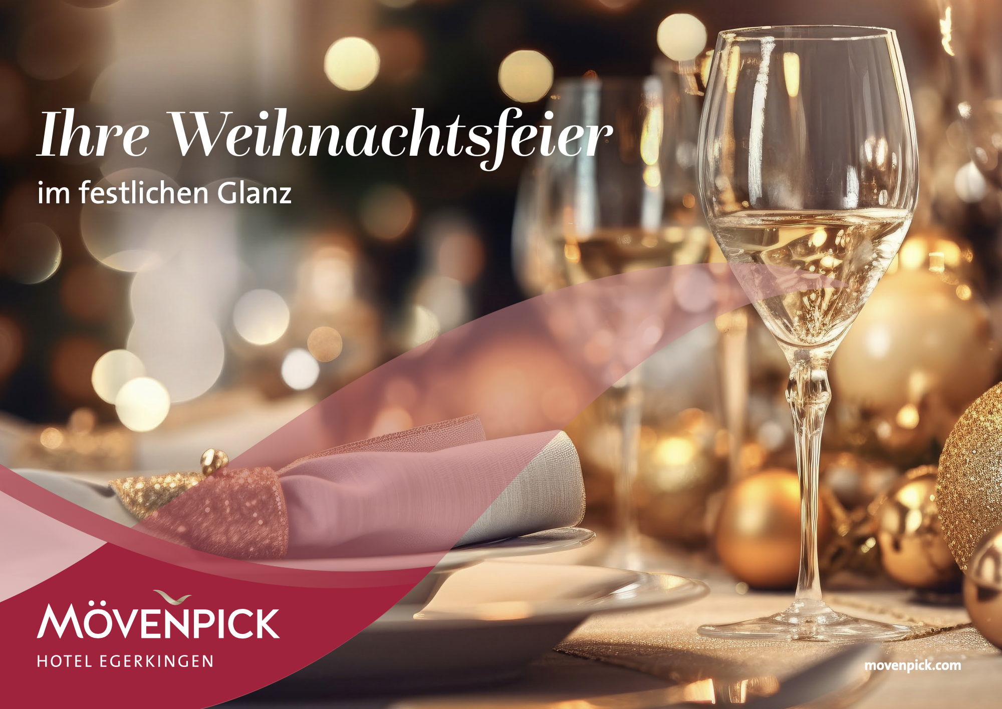 Weihnachtsfeier im Mövenpick Hotel Egerkingen