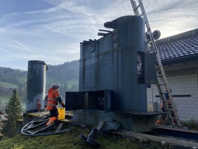 Abbau Skilift Untere Wanne