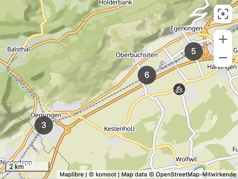 Bike map komoot.de