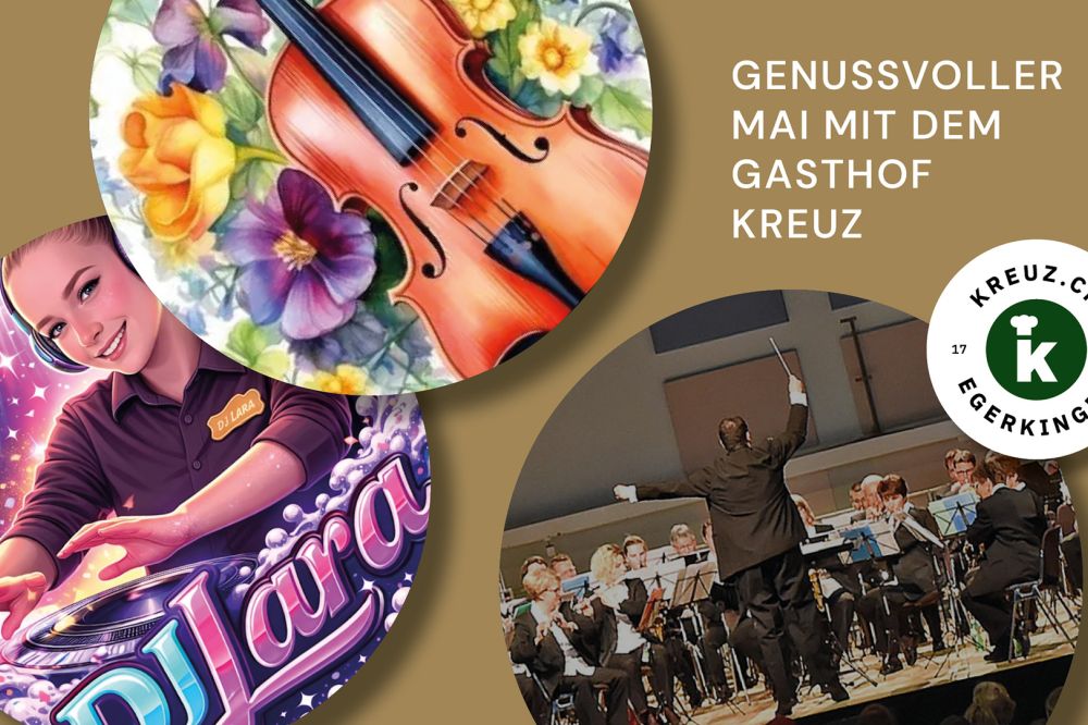 GENUSSVOLLER MAI MIT DEM GASTHOF KREUZ